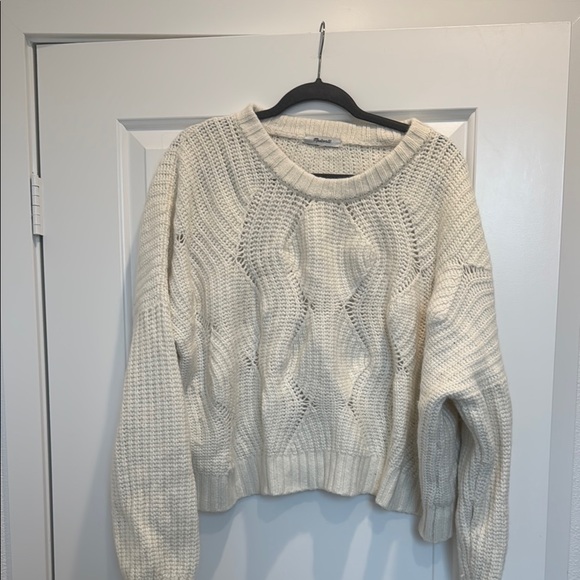 Cream Sweater for Women - Picture 1 of 2